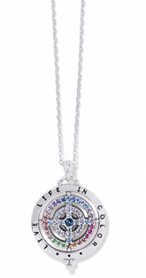 Color Drops Pendant Necklace