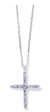 Color Drops Cross Necklace