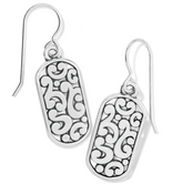 Contempo Token Tag French Wire Earrings