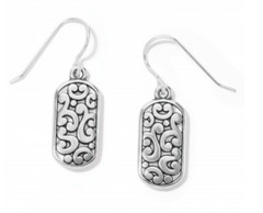 Contempo Token Tag French Wire Earrings