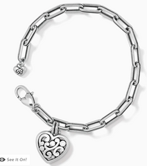 Contempo Heart Link Bracelet