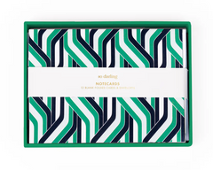 Boxed Notecard Set | Blue + Green