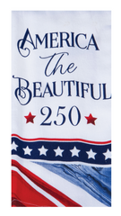 America the Beautiful 250 Dual Purpose Terry Towel