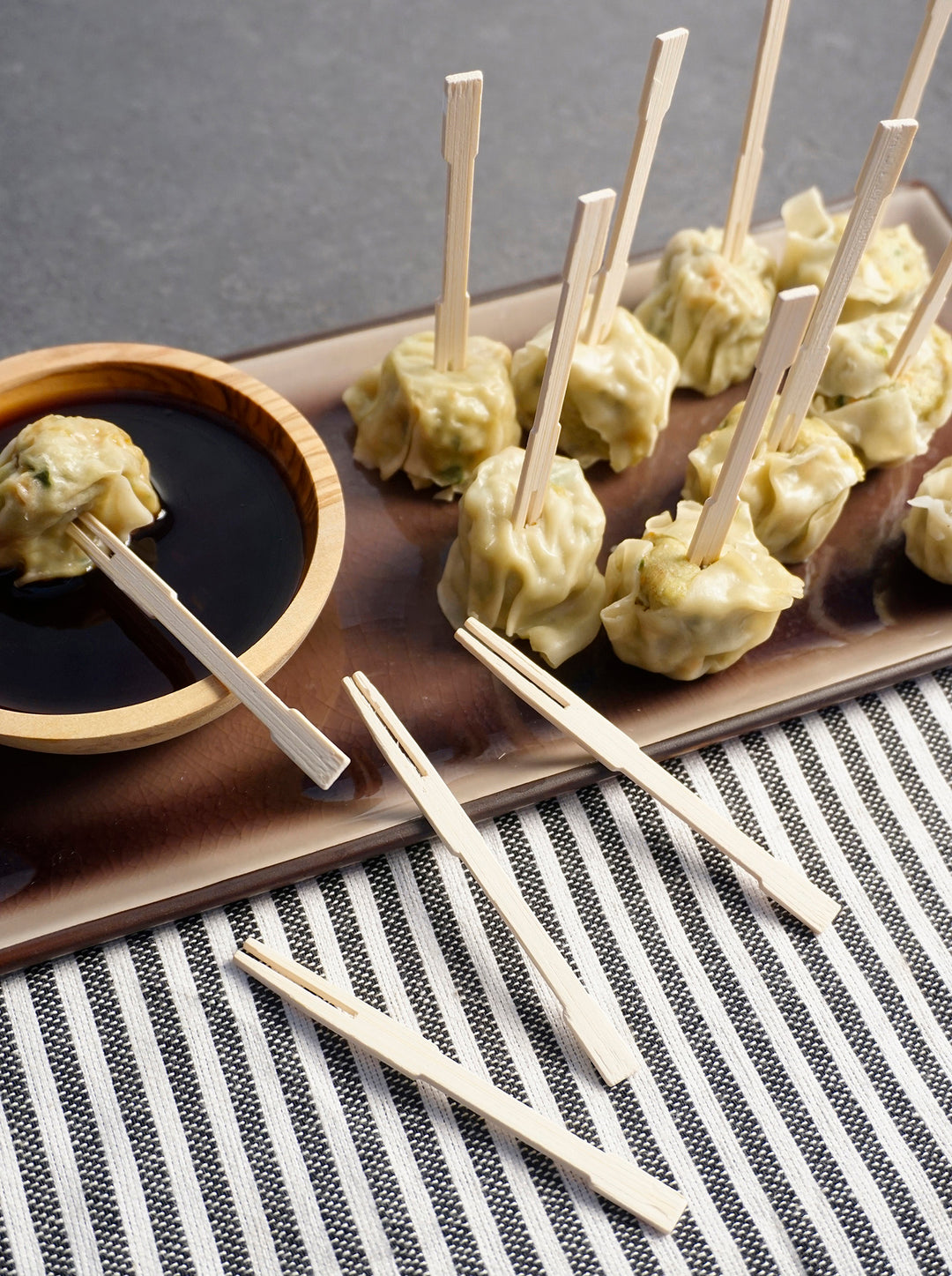 Bamboo Party Forks Bag of 72