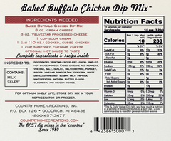 Artisan Kitchen- Baked Buffalo Chicken Dip Mix