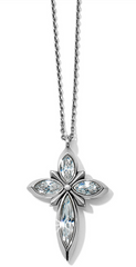 Crystal Spear Cross Necklace