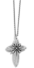 Crystal Spear Cross Necklace