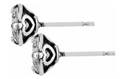 Brilliance 7MM Post Earrings