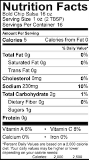Bold Chip Salsa (Medium)