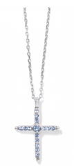 Color Drops Cross Necklace