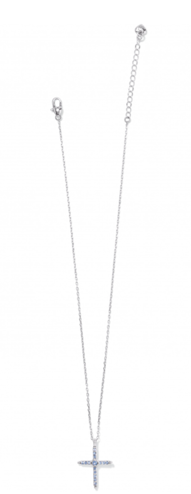 Color Drops Cross Necklace