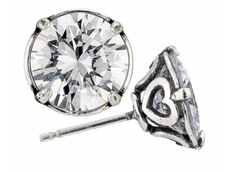 Brilliance 9MM Post Earrings