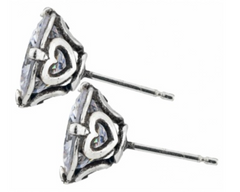 Brilliance 9MM Post Earrings