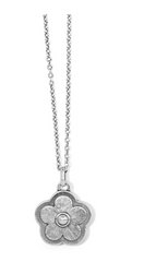 Dazzling Love Flower Necklace (Fuchsia)