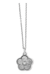Dazzling Love Flower Necklace (Plum)