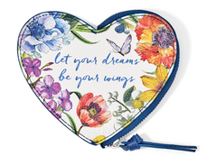 Blossom Hill Butterfly Heart Coin Purse