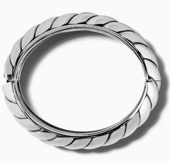 Athena Scalloped Hinged Bangle