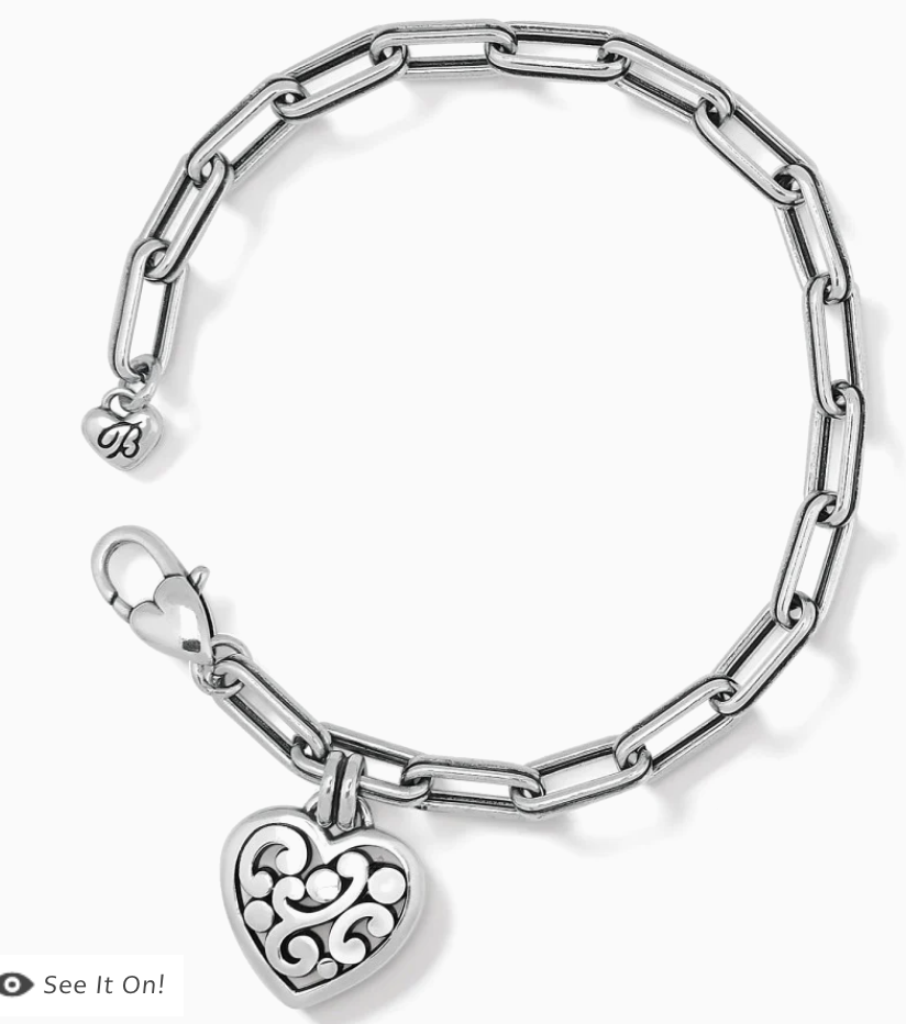 Contempo Heart Link Bracelet