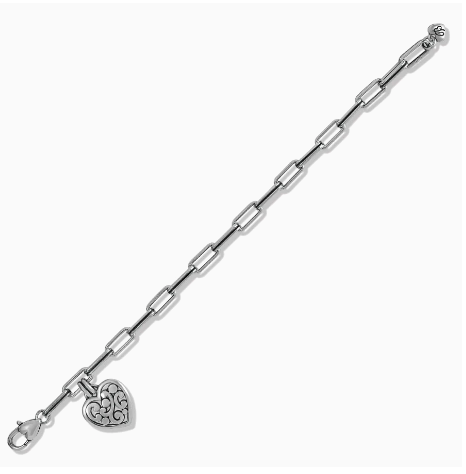 Contempo Heart Link Bracelet