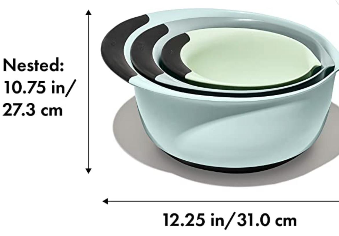 3 Piece Mixing Bowl Set