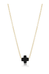 16" Necklace Gold - Signature Cross