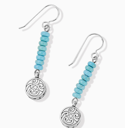 Contempo Nuevo Azul Dome French Wire Earrings