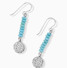 Contempo Nuevo Azul Dome French Wire Earrings