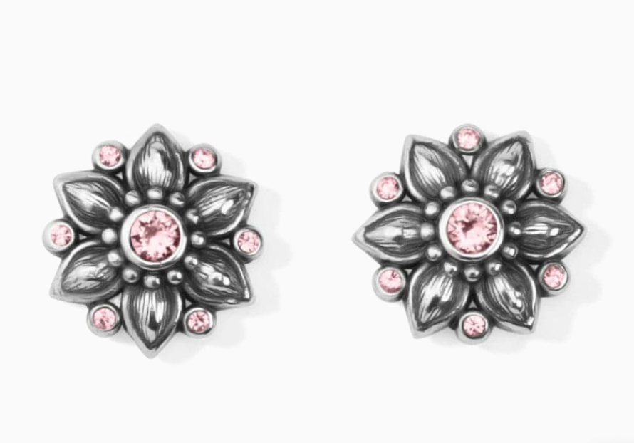 Cora Mini Post Earrings (Pink)