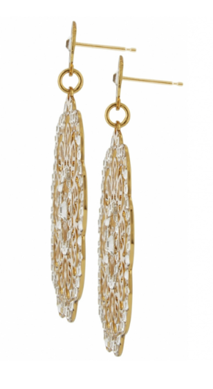 Bella Lace Post Drop Earrings