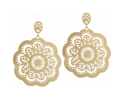 Bella Lace Post Drop Earrings