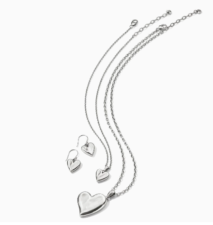 Cascade Heart Petite Necklace