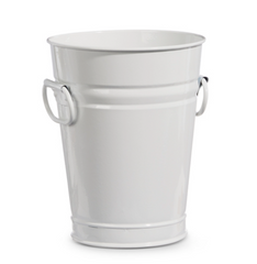 9" White Bucket