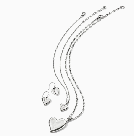 Cascade Heart Reversible Necklace