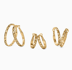 Contempo Gold Small Hoop Earrings
