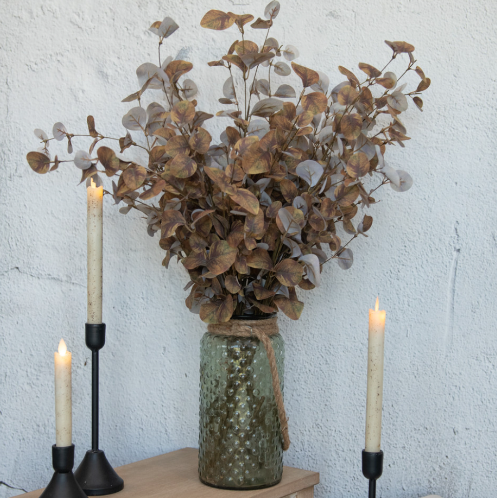 34" Green & Brown Eucalyptus Spray