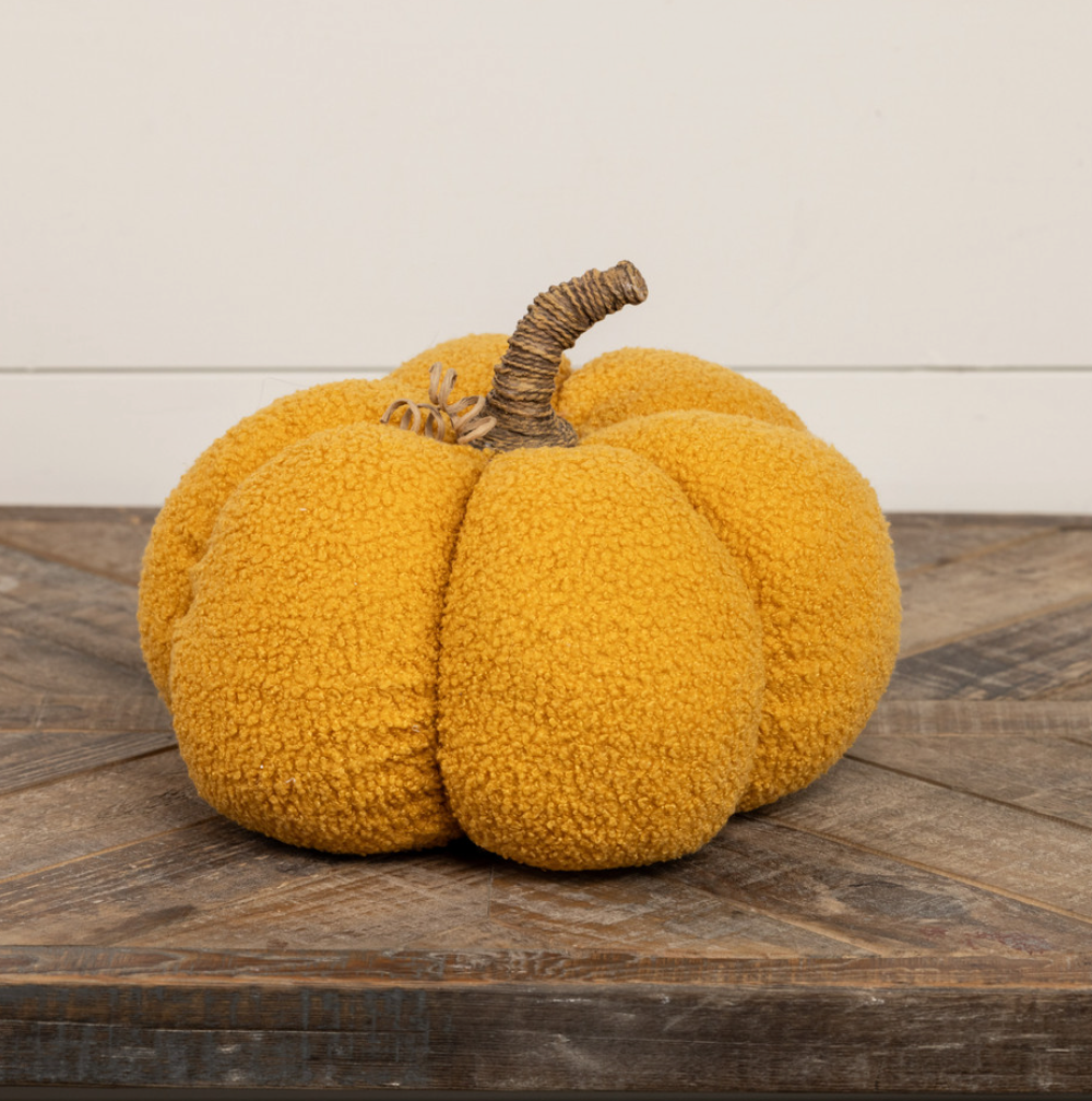 8" Boucle Pumpkin