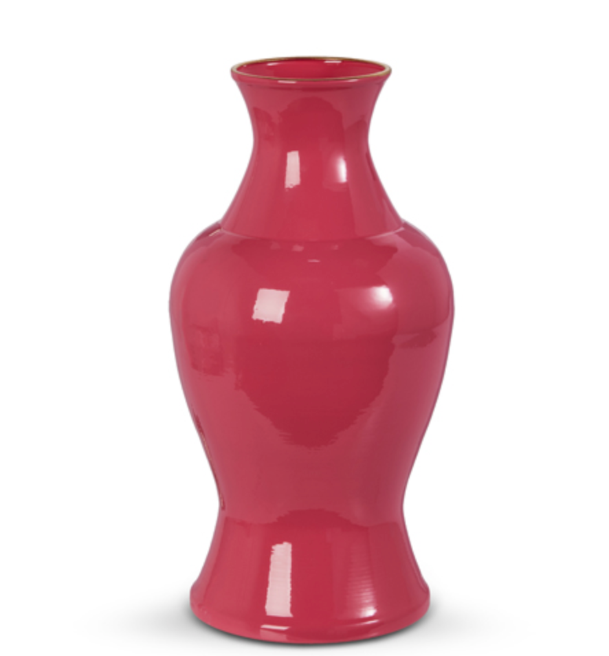 12" Pink Vase