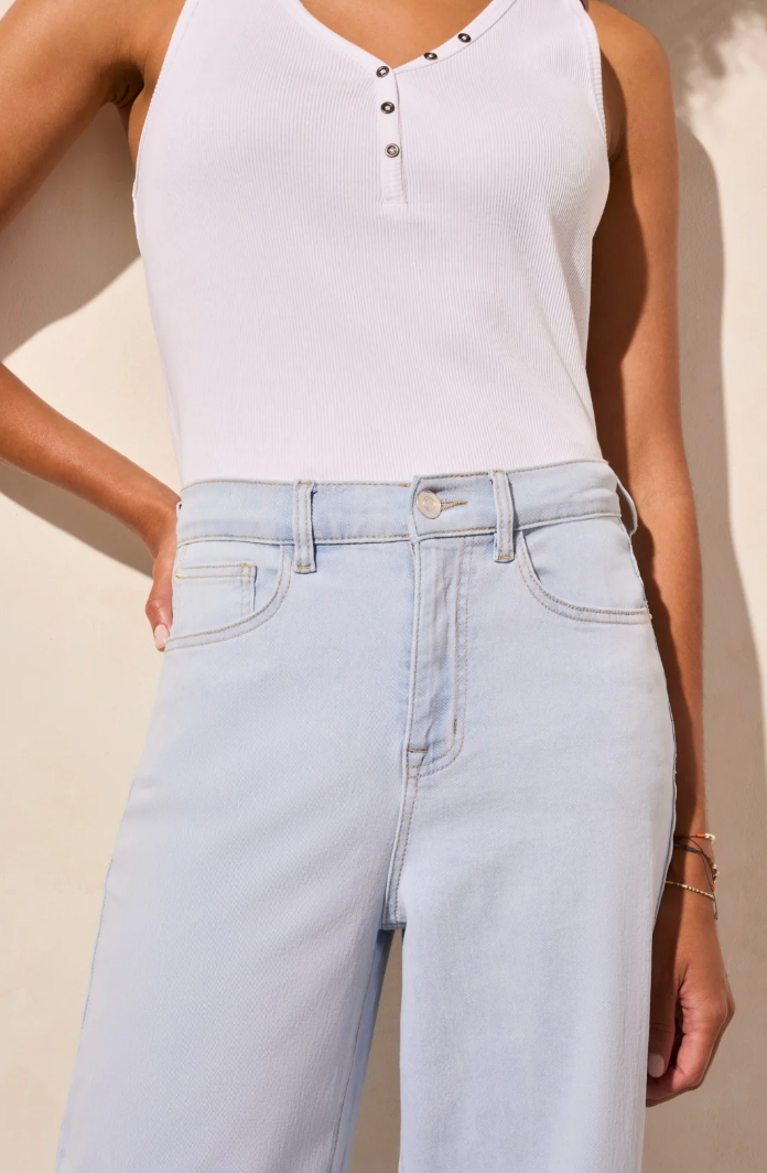 Brooke High Rise Wide Leg Jeans