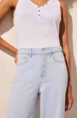 Brooke High Rise Wide Leg Jeans