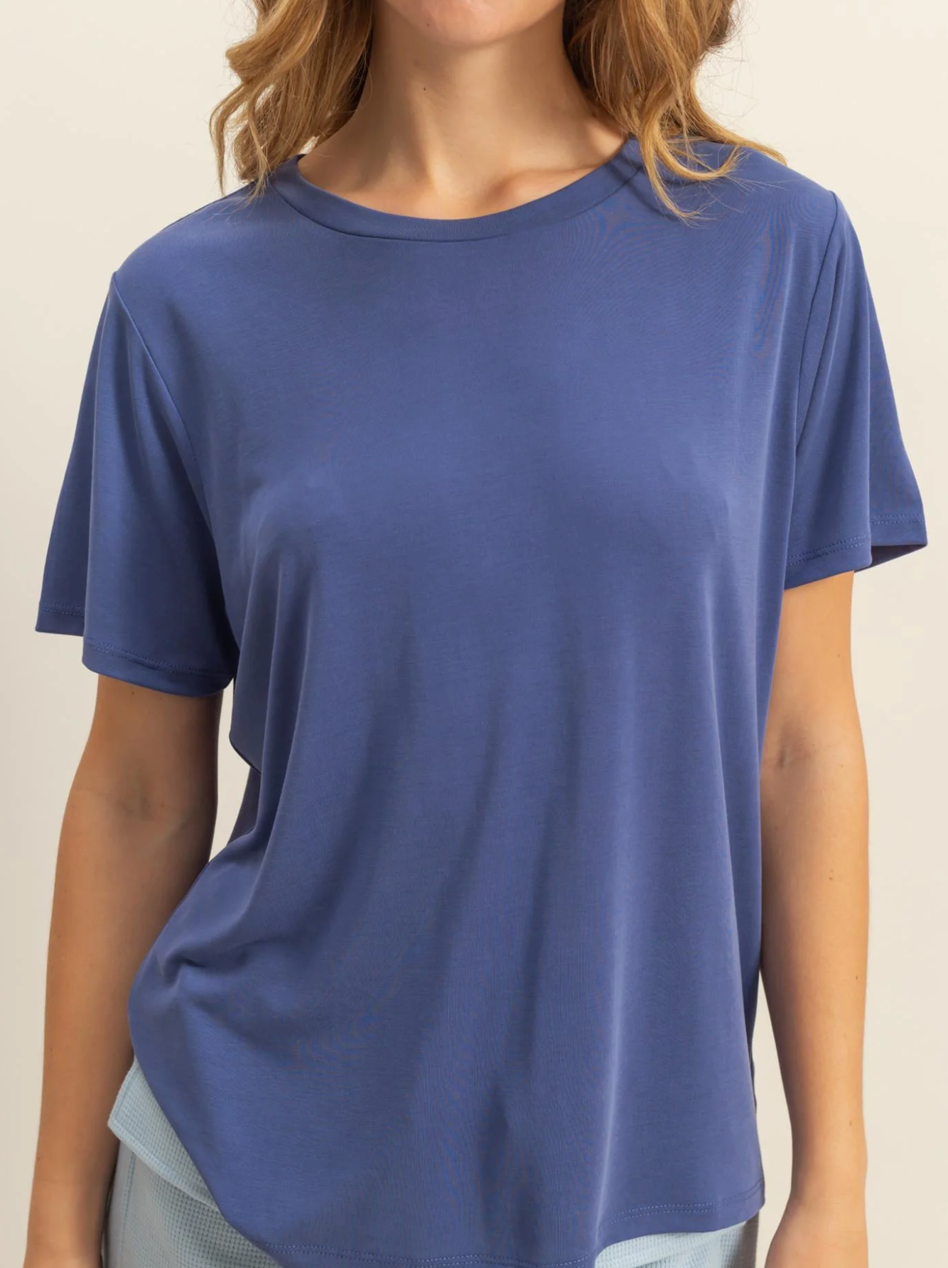 Basic Round Neck Short Sleeve T Shirt
