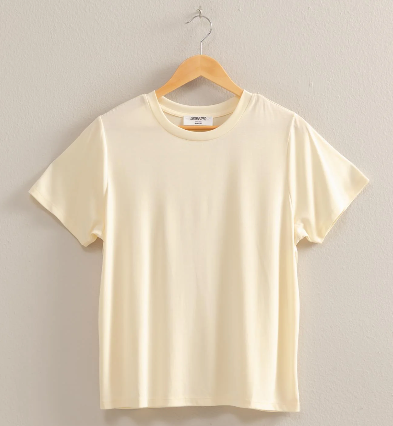 Basic Round Neck Short Sleeve T Shirt