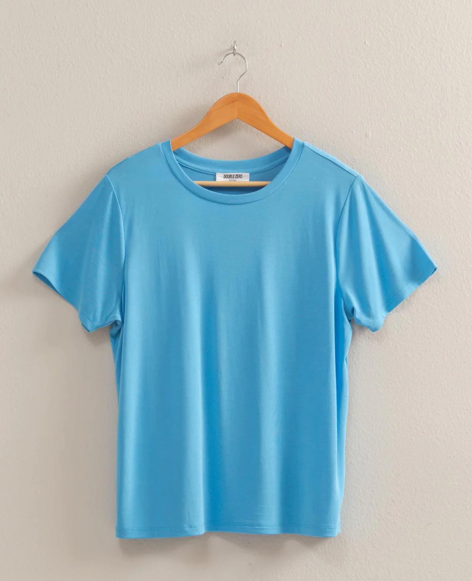 Basic Round Neck Short Sleeve T Shirt