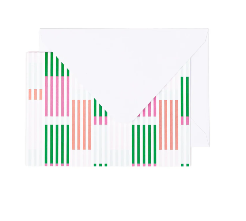 Boxed Notecard Set | Pink + Green