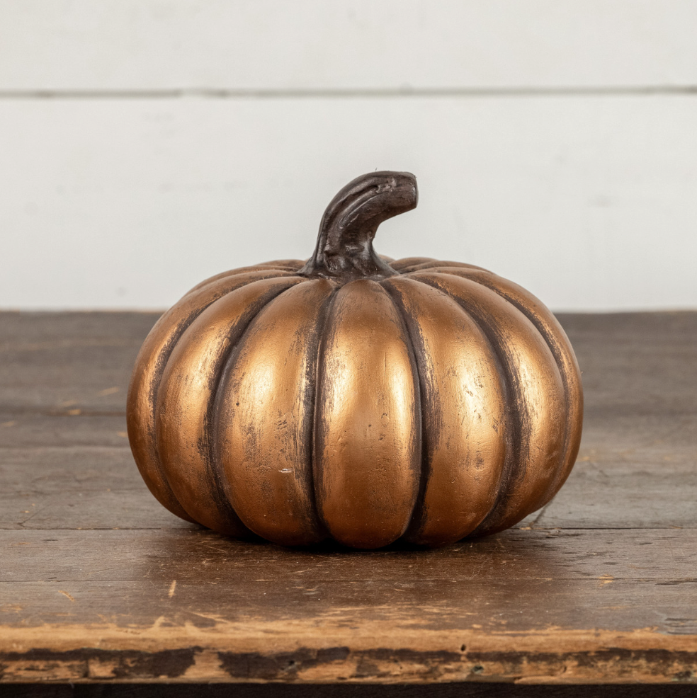 5.5" Gold Short Pumpkin