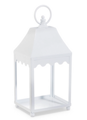 13.5" White Lantern