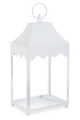 18" White Lantern