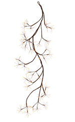 5' Brown Fairy Light Tape Pod Garland