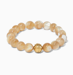 Contempo Nuevo Rosado Mother Of Pearl Stretch Bracelet