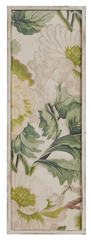 36.25" Tranquil Green Garden Carved Wall Art