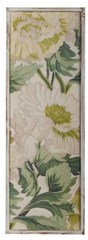 36.25" Tranquil Green Garden Carved Wall Art